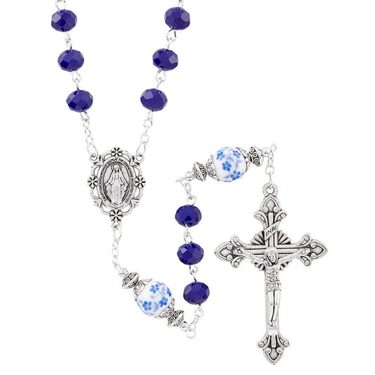 Florentine Collection Rosary - Sapphire