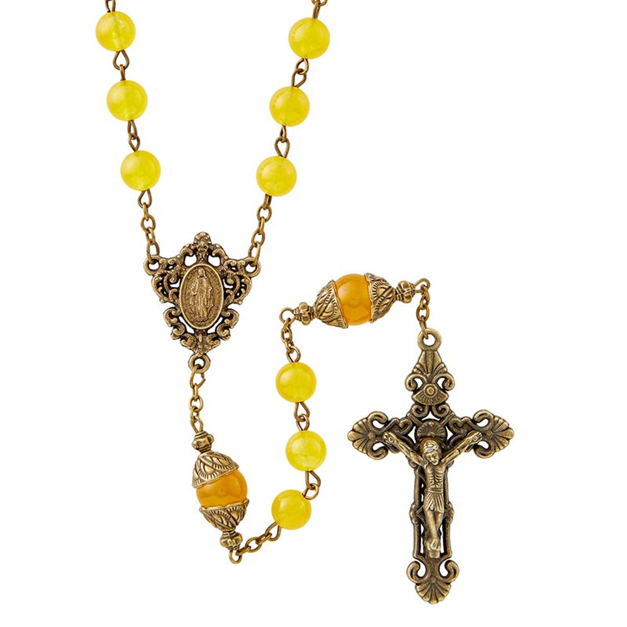 San Gimignano Collection Rosary - Topaz