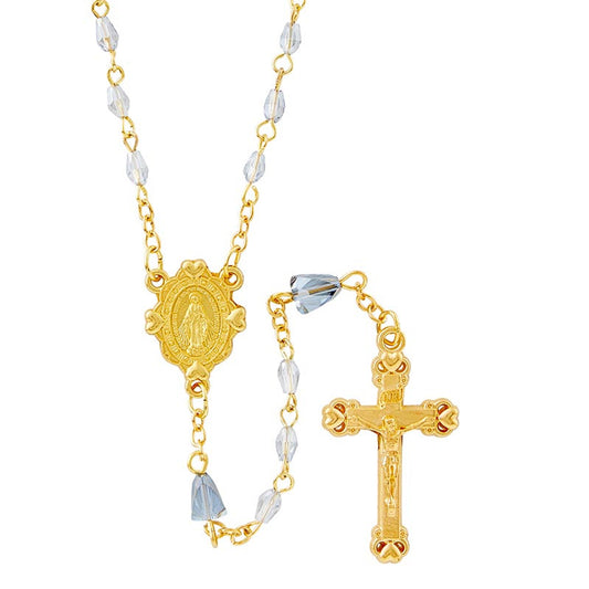 Gold Rosary Necklace