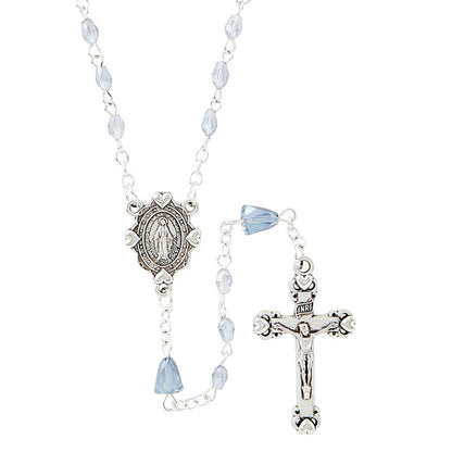 Silver Rosary Necklace