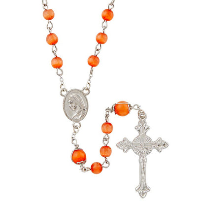 Wire Wrapped Rosary - Divine Mercy