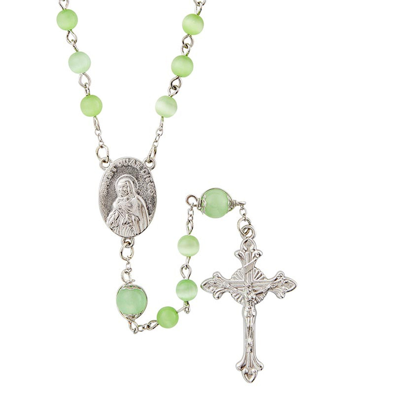 Wire Wrapped Rosary - Our Lady Of Guadalupe