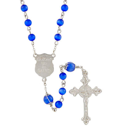 Wire Wrapped Rosary - Saint Michael