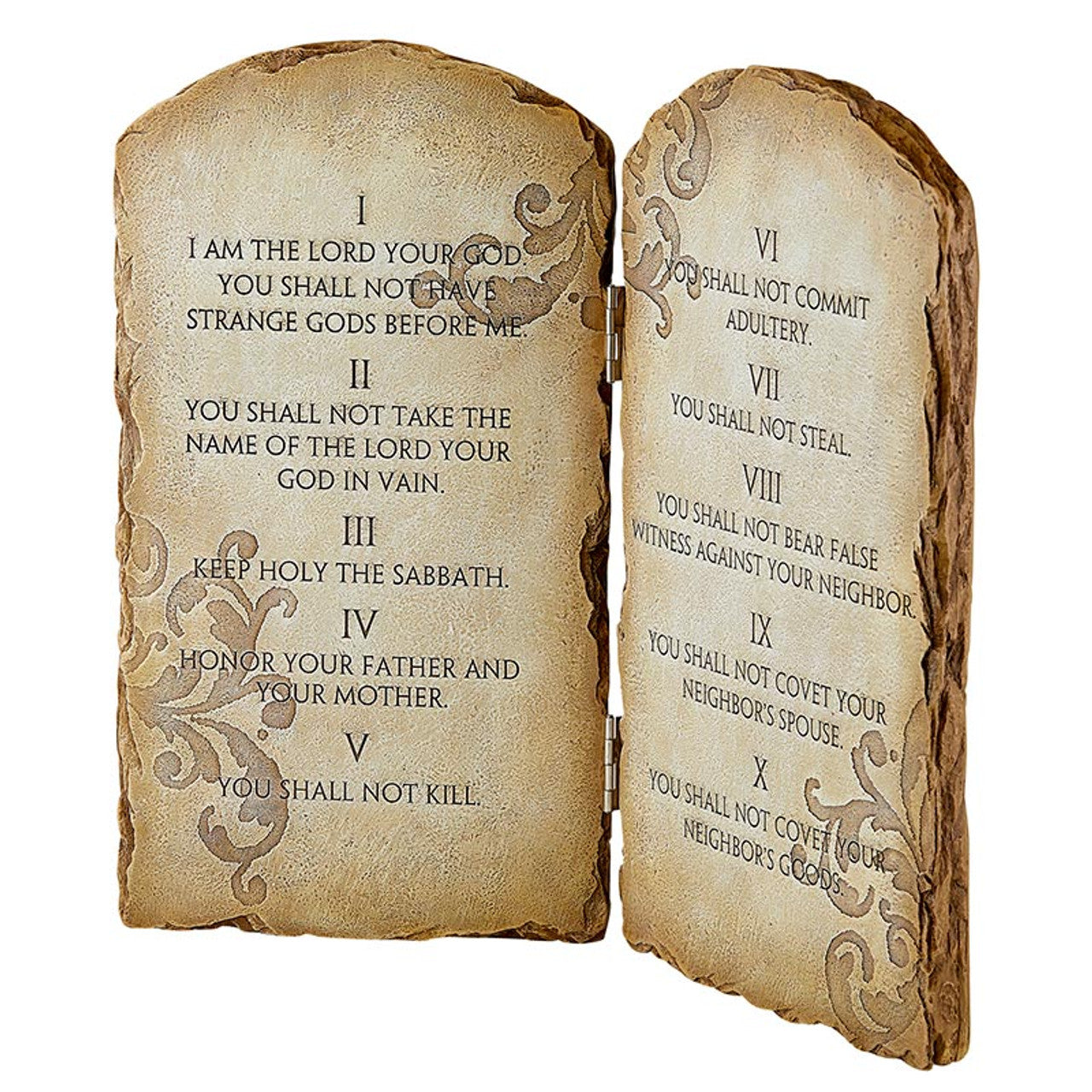 Ten Commandments Plaque (N5232)