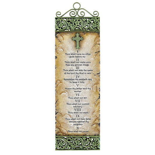 Ten Commandments Plaque (N5233)