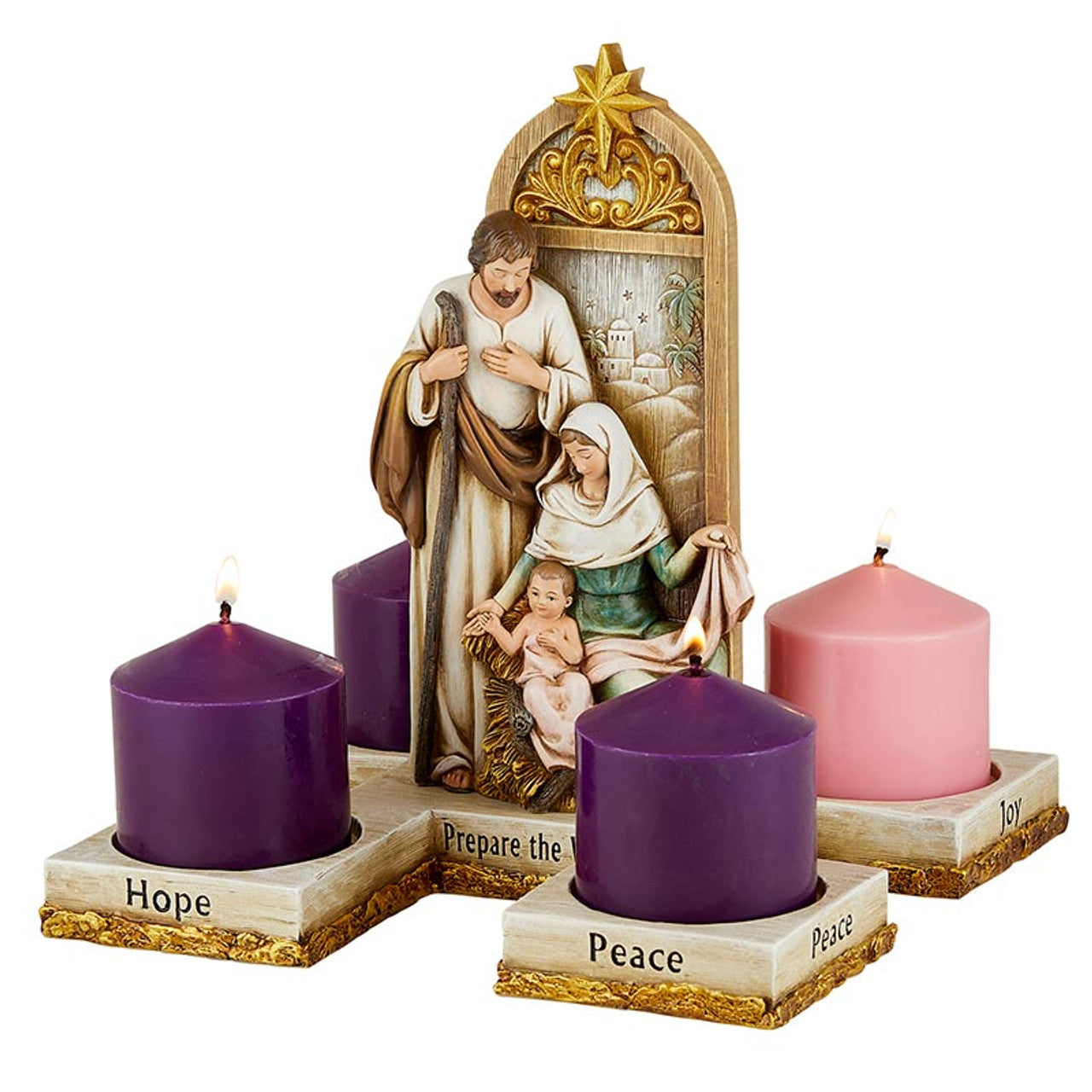 Prepare The Way Advent Candleholder