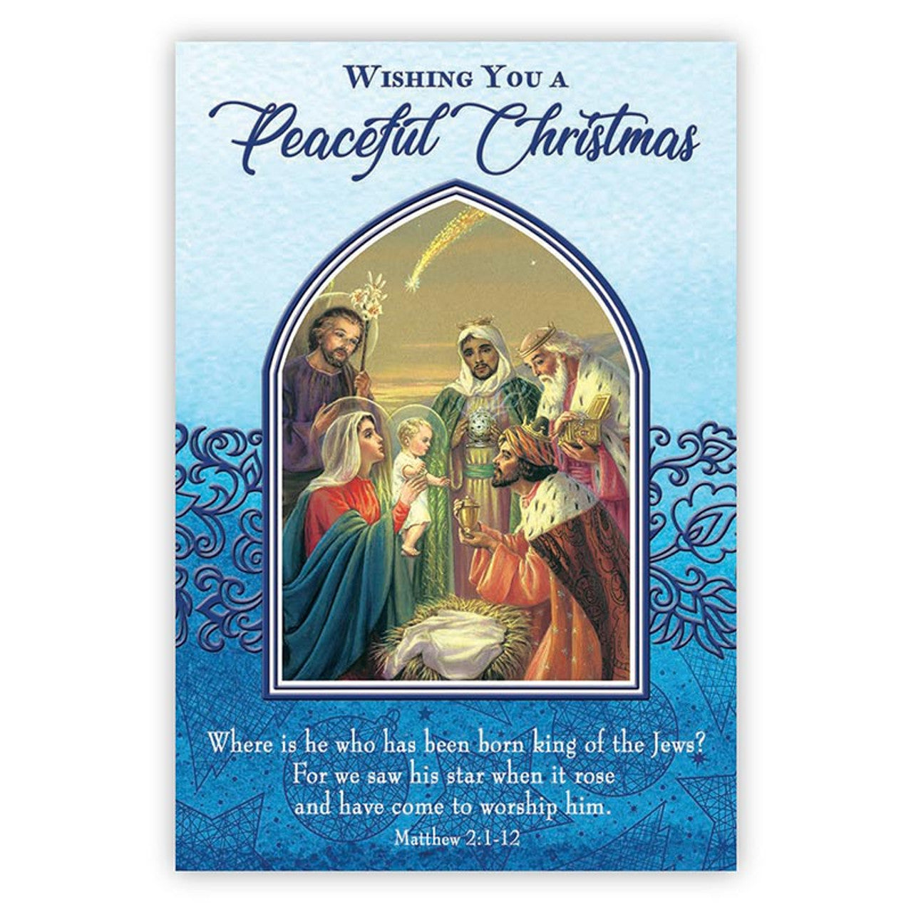 Boxed Christmas Cards - For Unto Us A Child Is Born (4 Asst) - 12 cards/bx