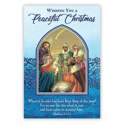 Boxed Christmas Cards - For Unto Us A Child Is Born (4 Asst) - 12 cards/bx