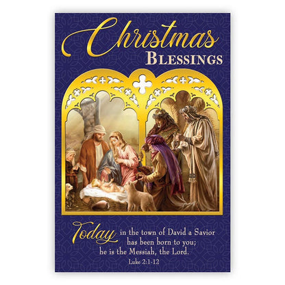 Boxed Christmas Cards - For Unto Us A Child Is Born (4 Asst) - 12 cards/bx