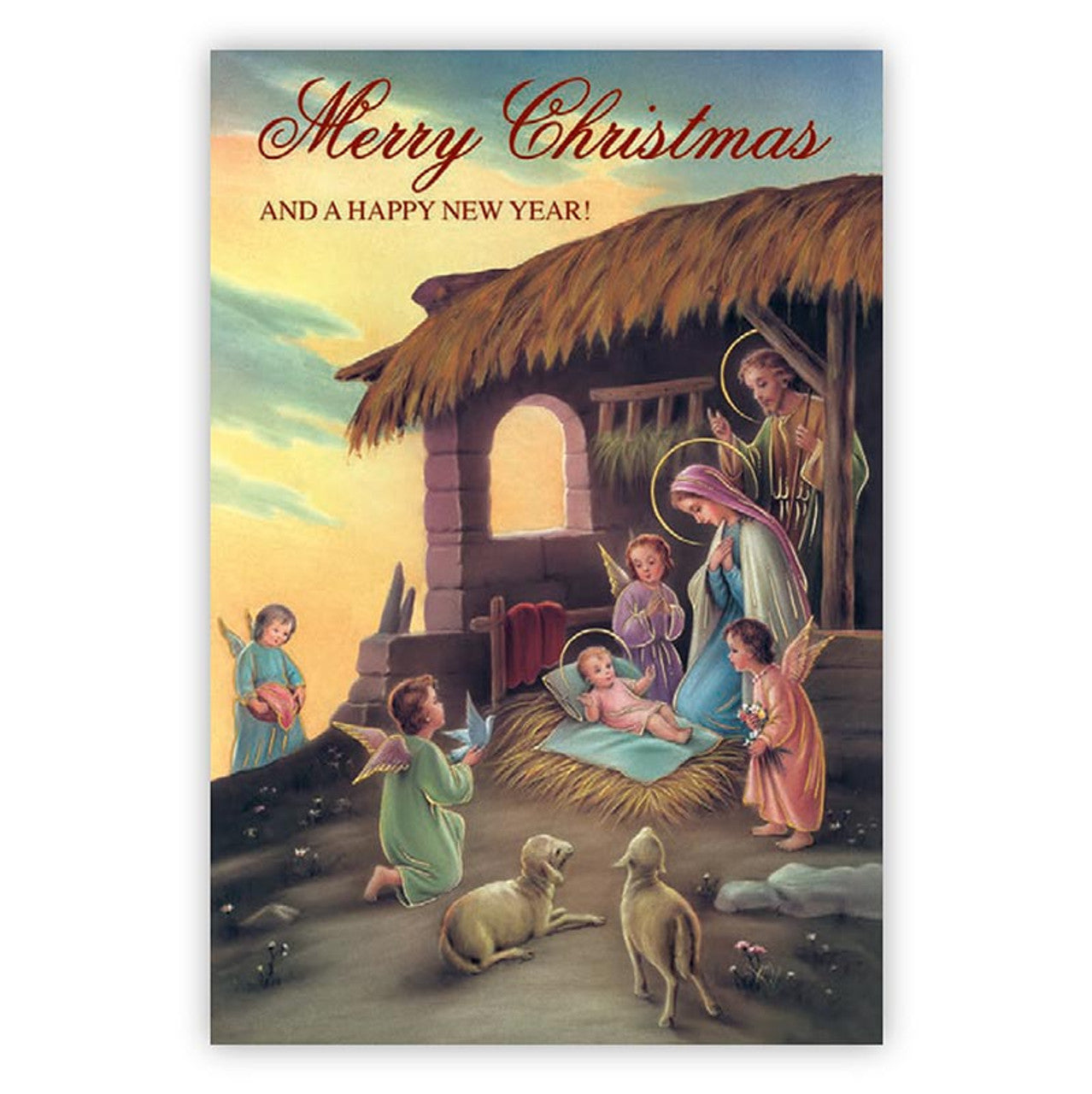 Boxed Christmas Cards - Nativity (4 Asst) - 12 cards/bx