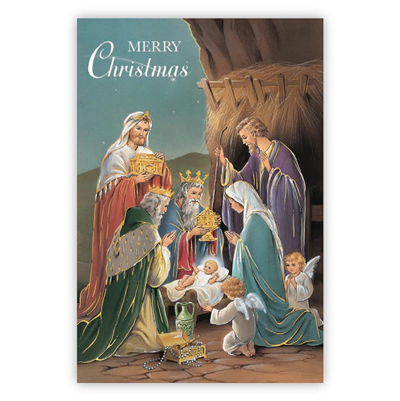 Boxed Christmas Cards - Nativity (4 Asst) - 12 cards/bx