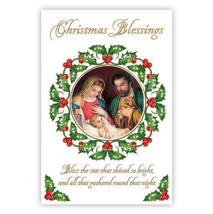 Boxed Christmas Cards Christmas Blessings (4 Asst) - 12 cards/bx