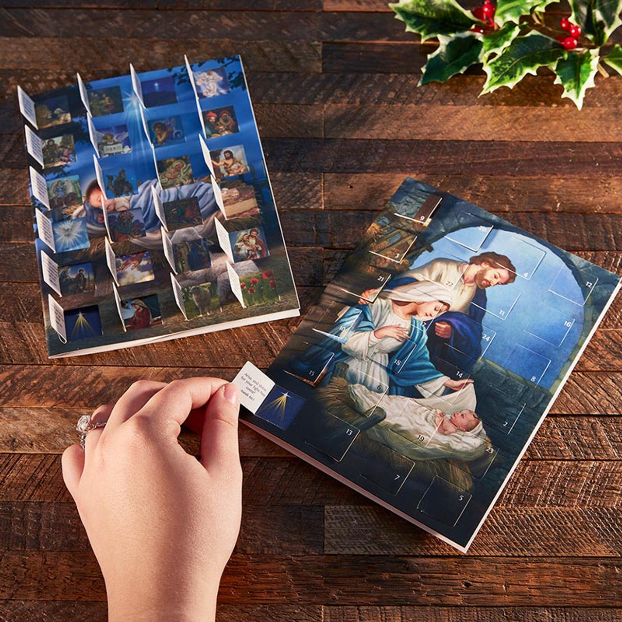 Advent Calendar Greeting Card - Holy Family