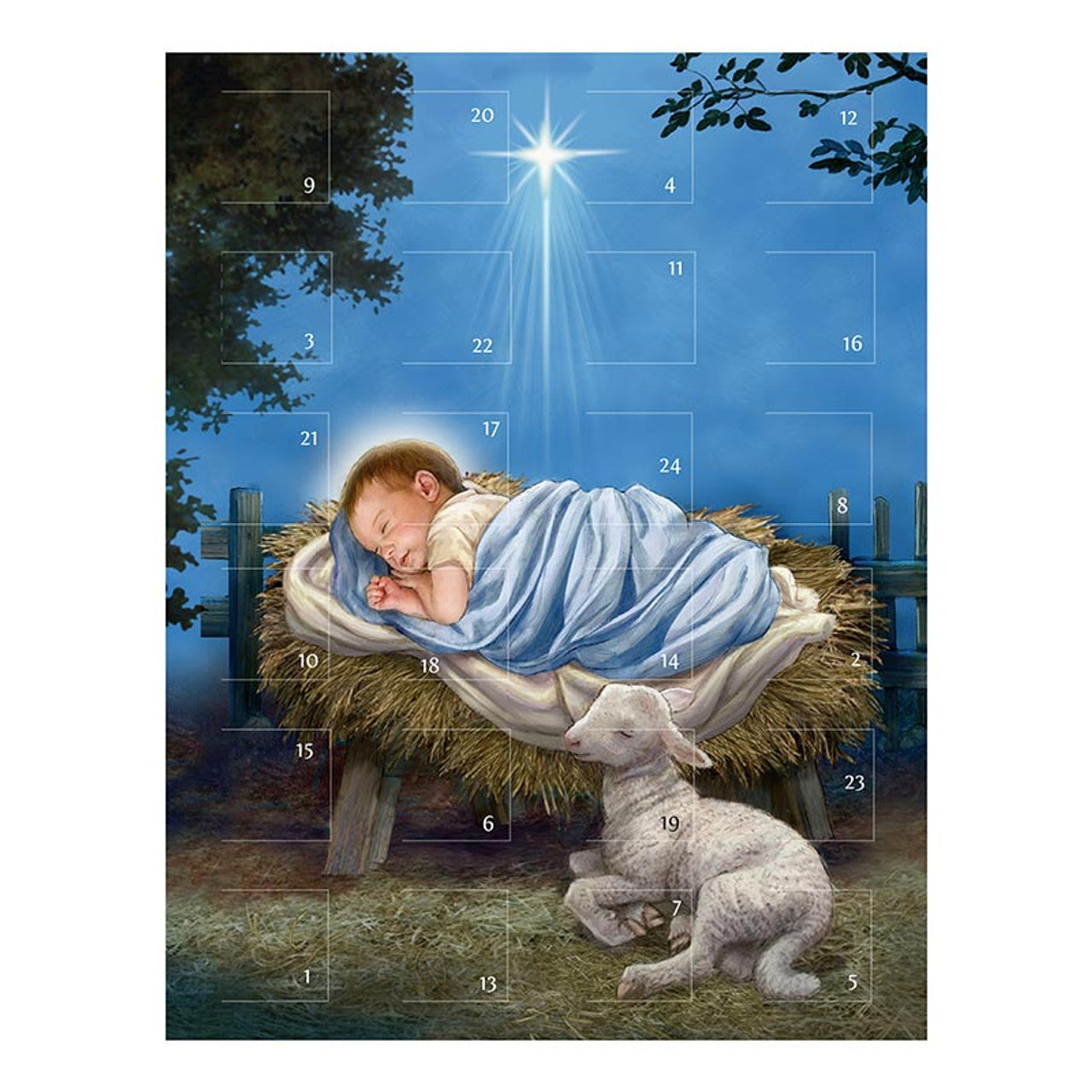 Advent Calendar Greeting Card - Christ Child