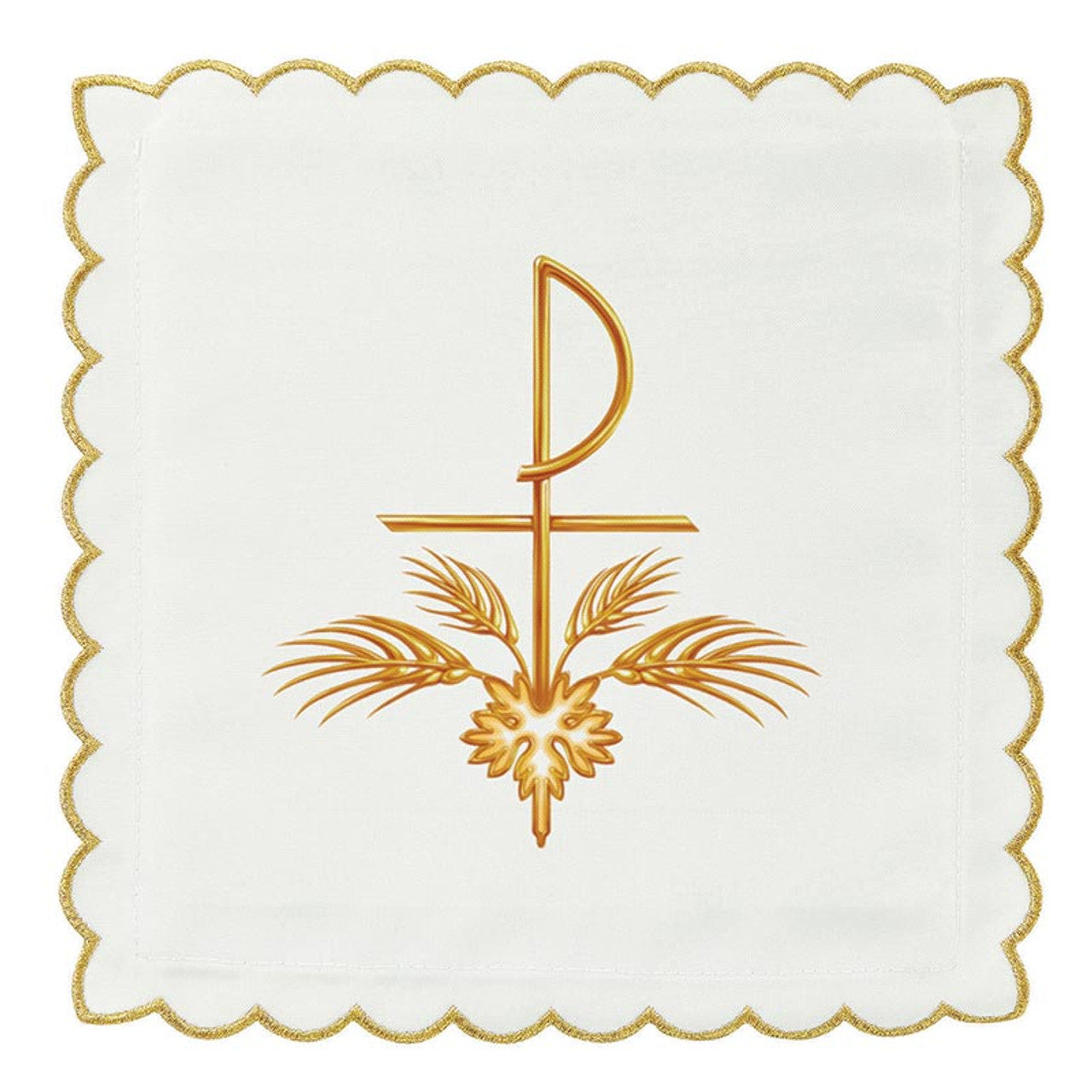 Chi Rho Chalice Pall - 4/pk