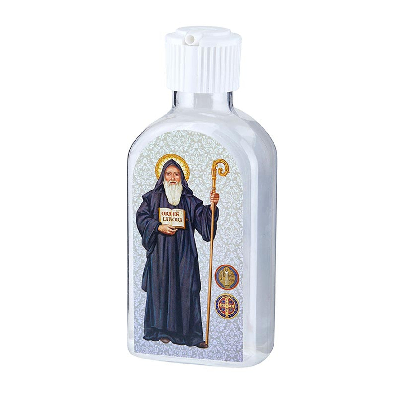 Holy Water Bottle - Saint Benedict