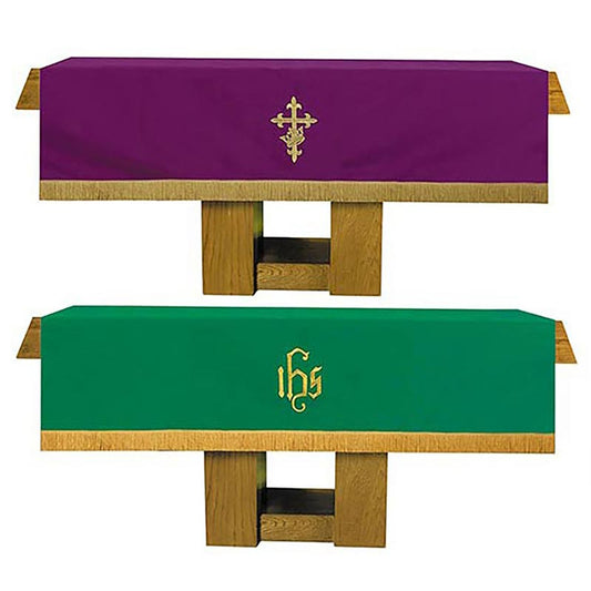 Reversible Altar Frontal - Purple & Green