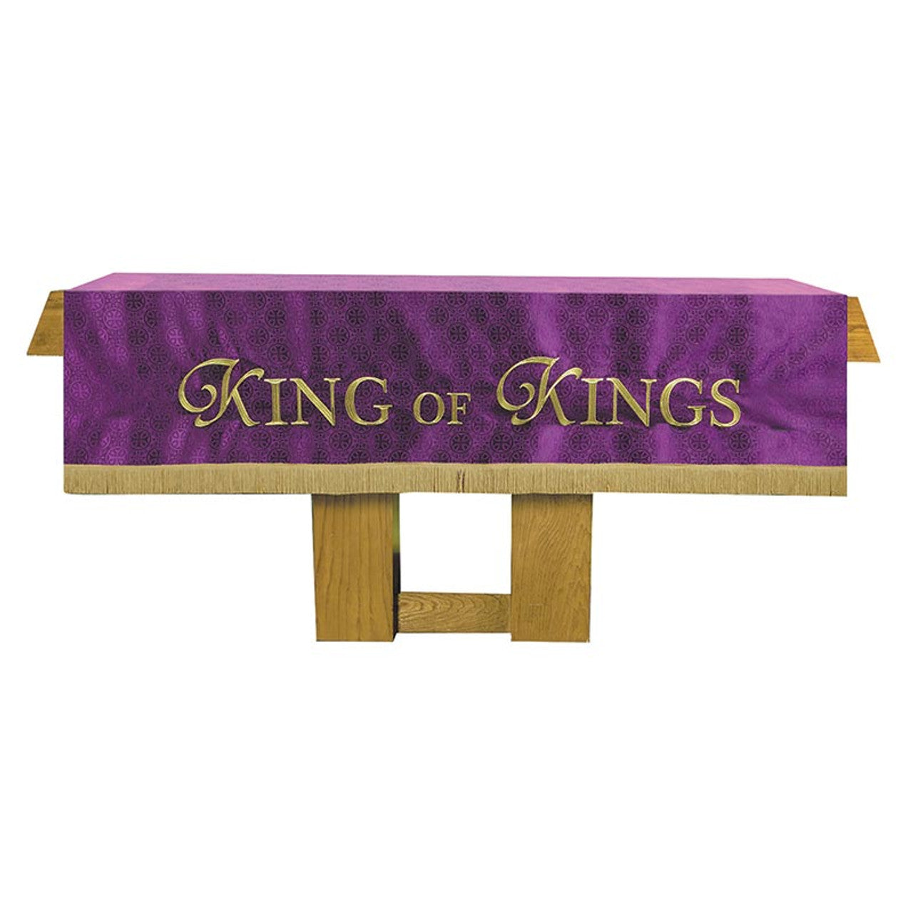 Maltese Cross Altar Frontal - Purple