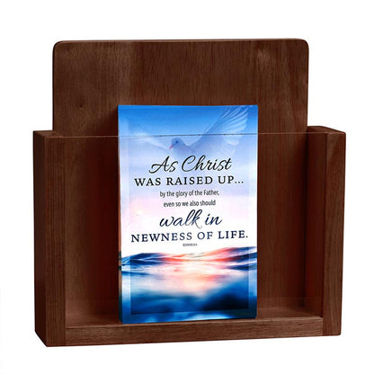 Bulletin Holder - Walnut