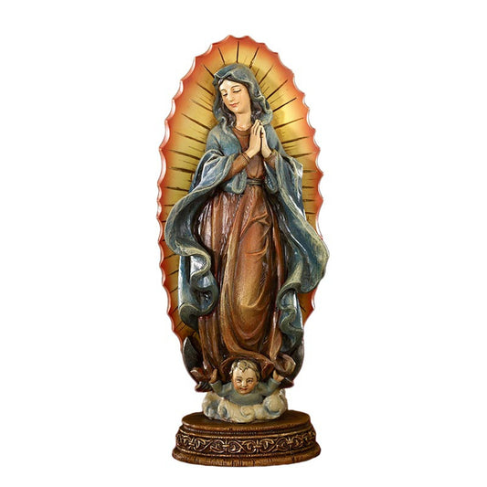 7" H Our Lady of Guadalupe Statue