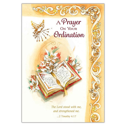 A Prayer on Your Ordination Card