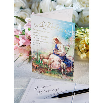 Christ the Shepherd Easter Card