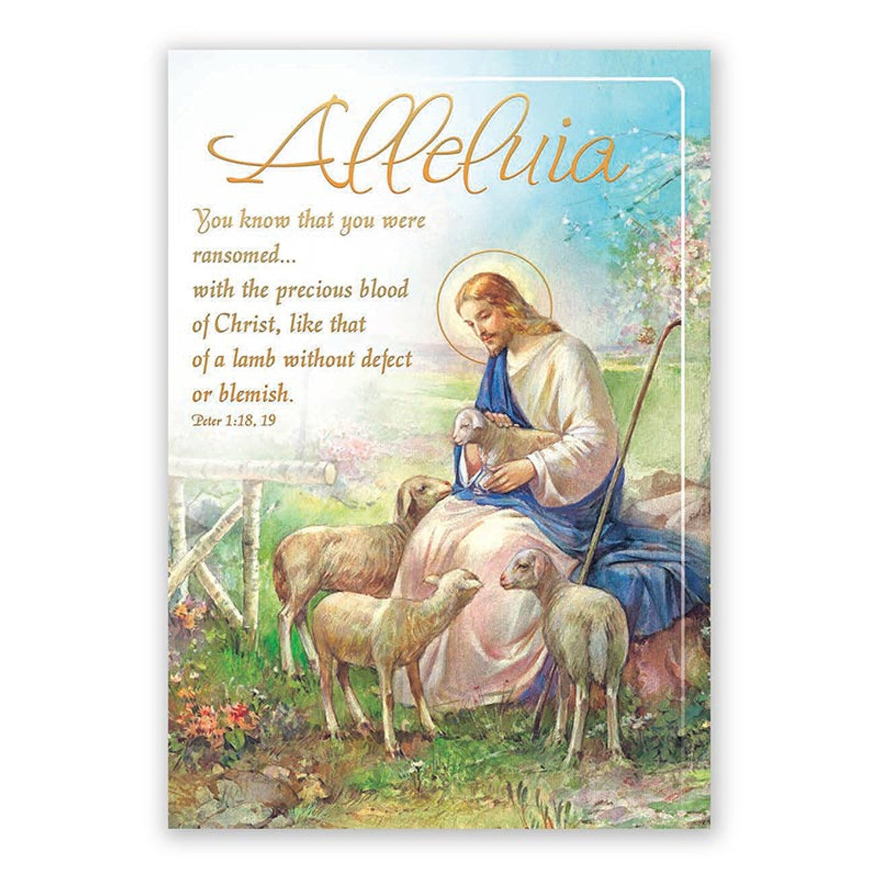 Christ the Shepherd Easter Card