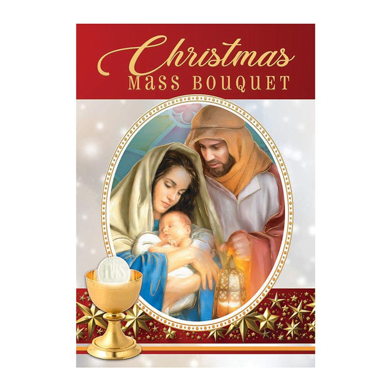 Blessed Nativity Christmas Mass Bouquet Card