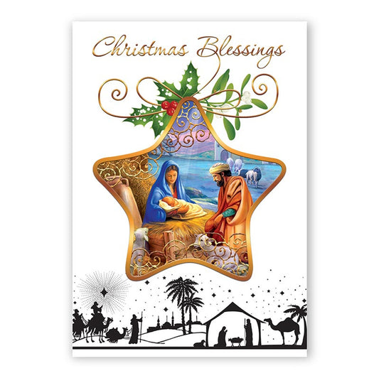 Blessings Ornament Christmas Card