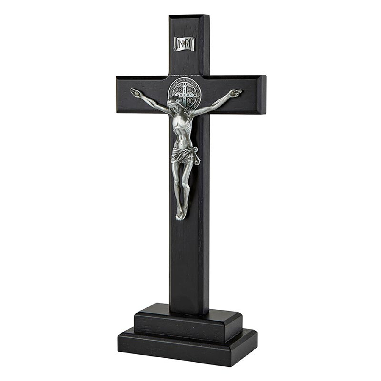 Saint Benedict Standing Crucifix