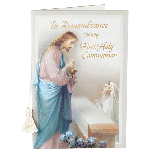 First Communion Certificard- Girl