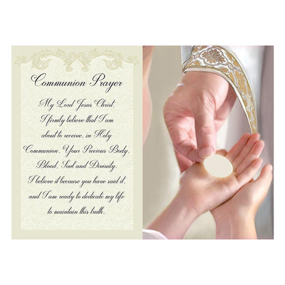 First Communion Certificard- Chalice Unisex