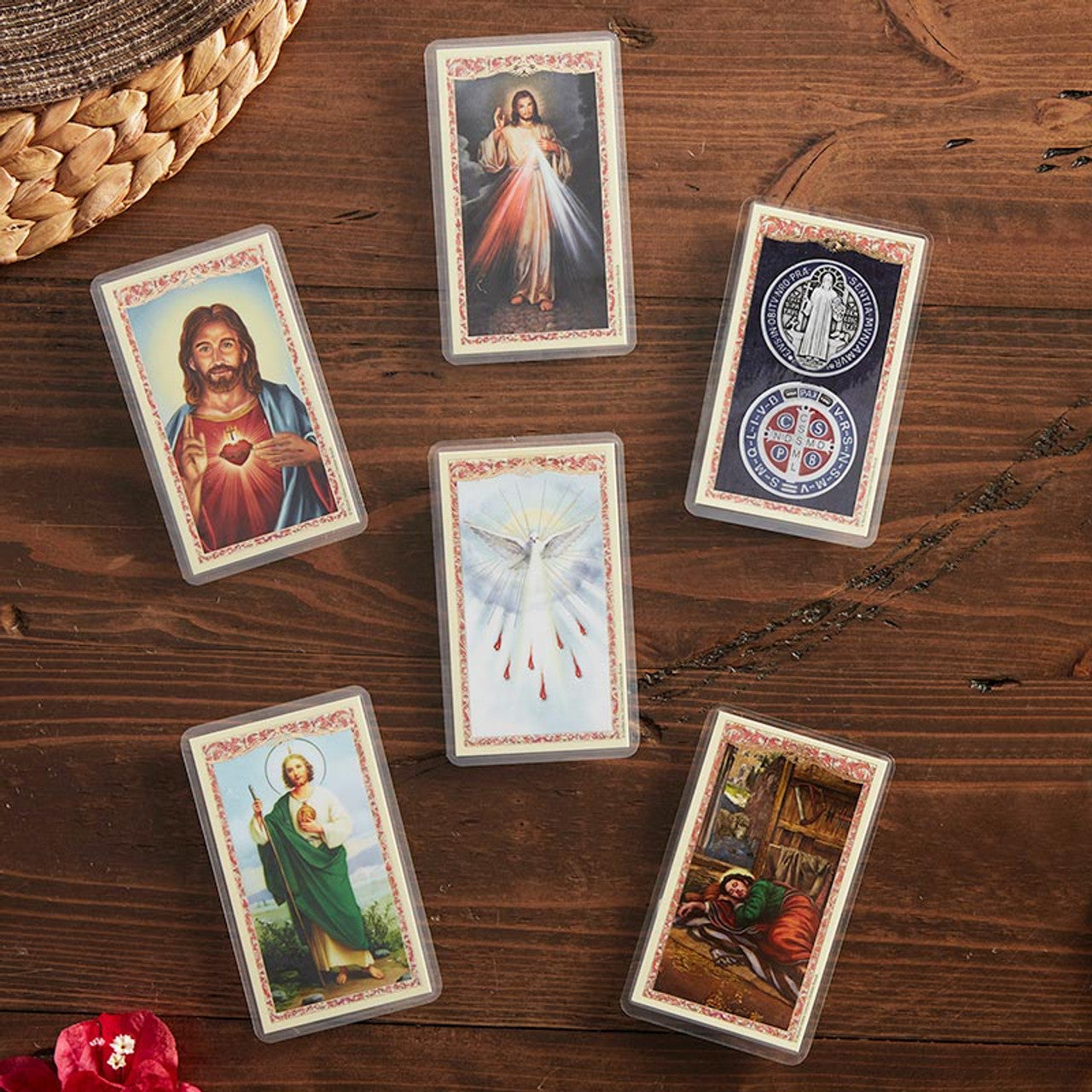 Spanish Holy Card - Divine Mercy