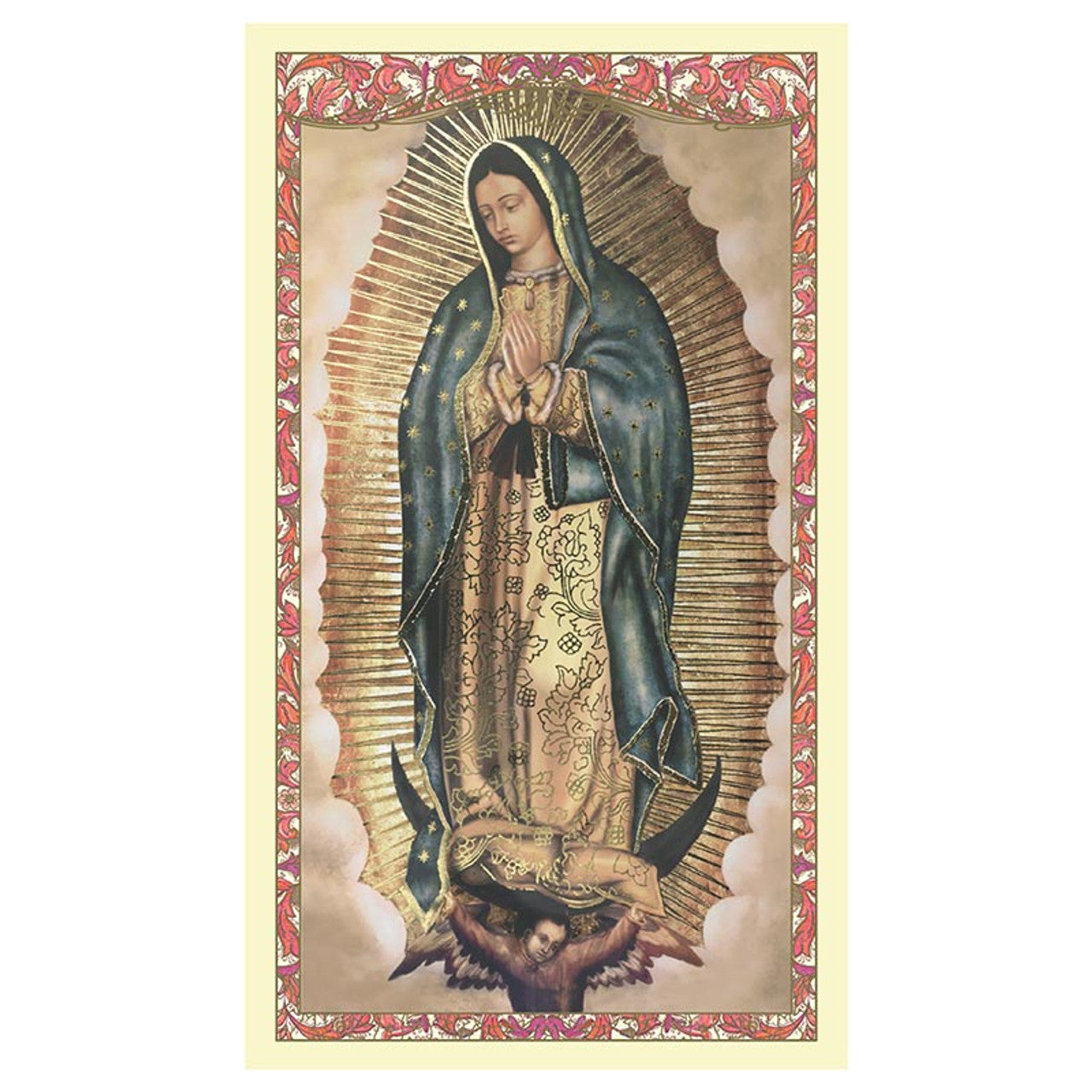 Spanish Holy Card - Our Lady of Guadalupe