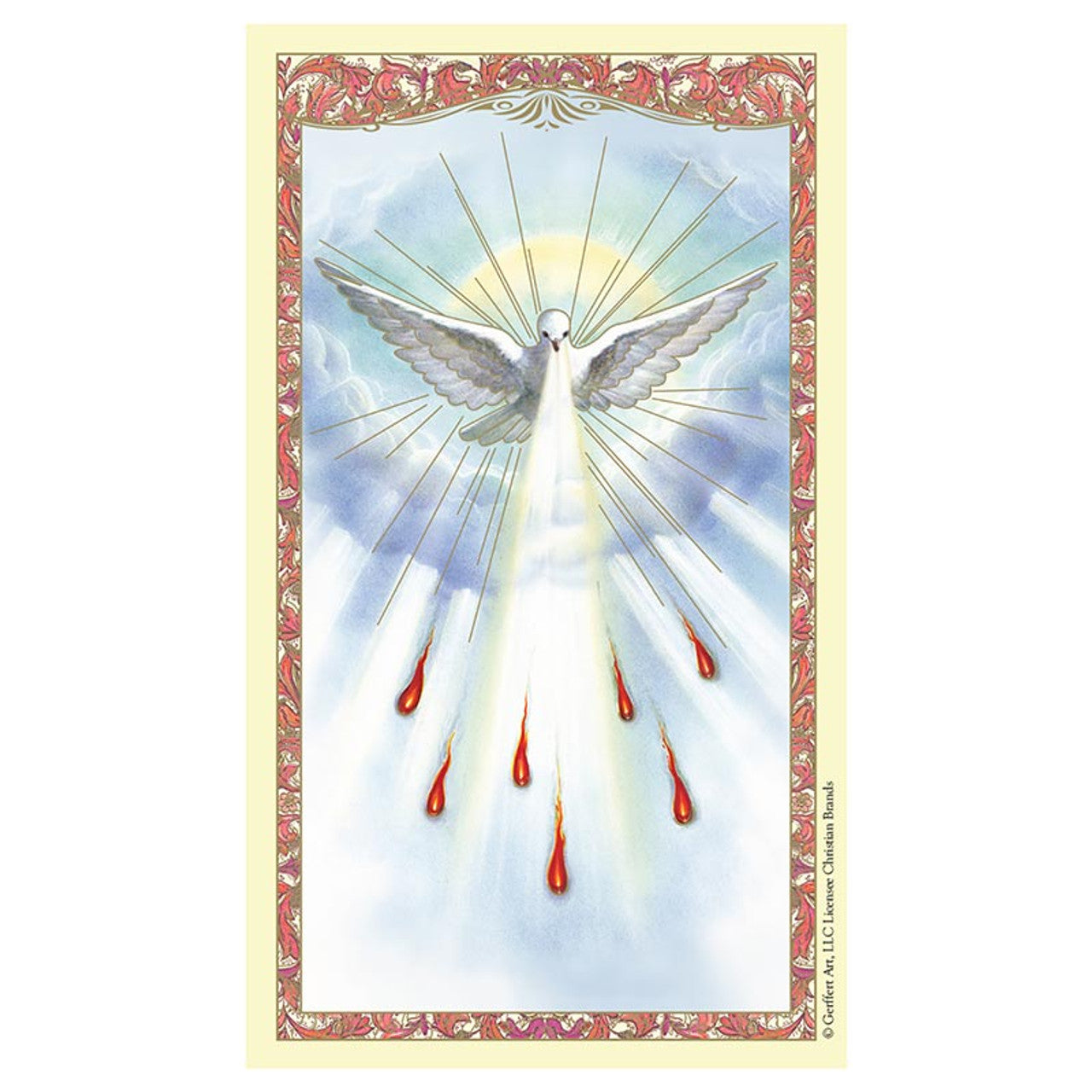 Spanish Holy Card - Holy Spirit