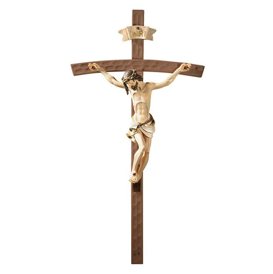 Wood Crucifix with Resin Corpus