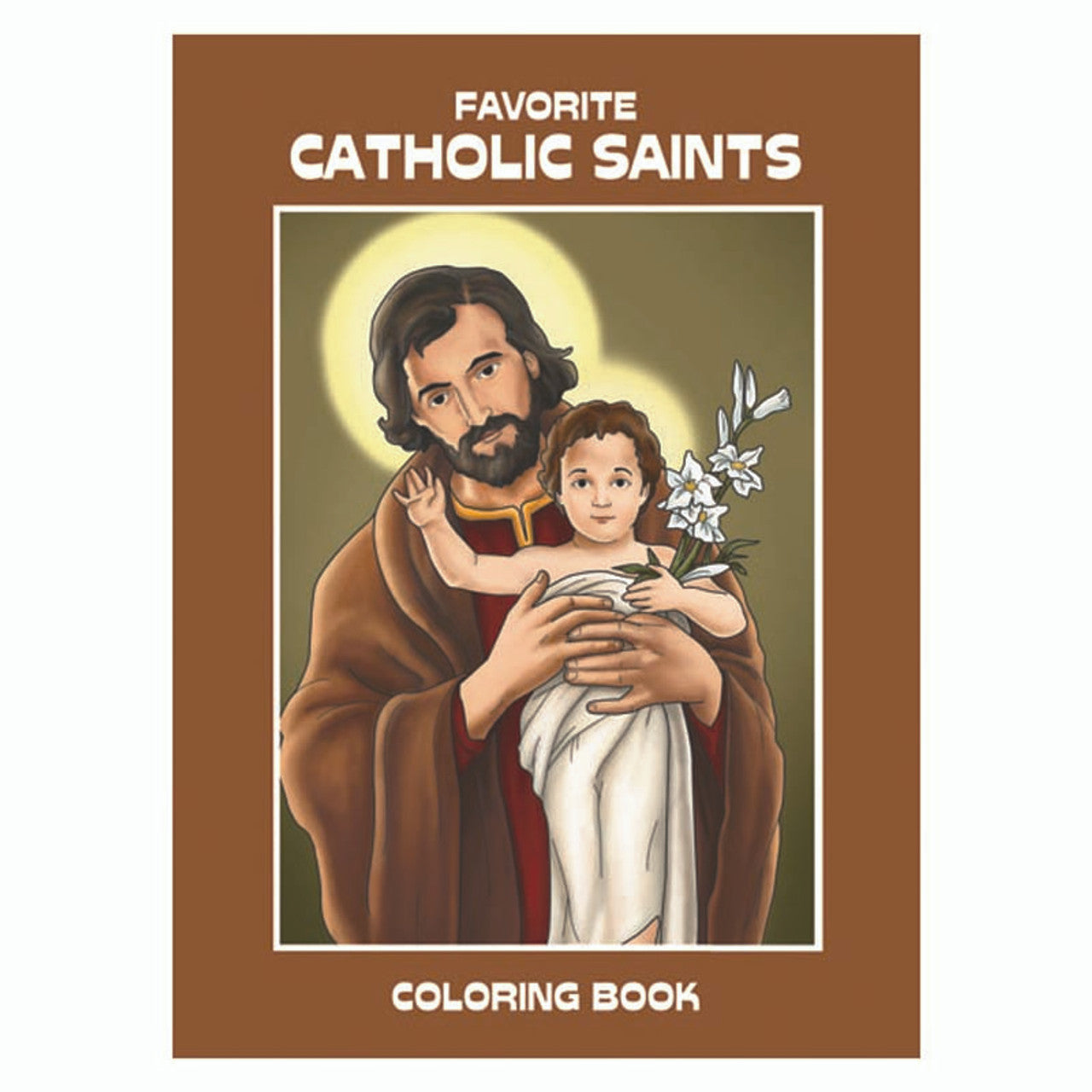 Aquinas Kids Coloring Book - Favorite Catholic Saints - 12/pk