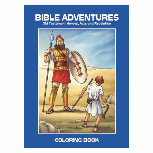 Aquinas Kids Coloring Book - Bible Adventures - 12/pk