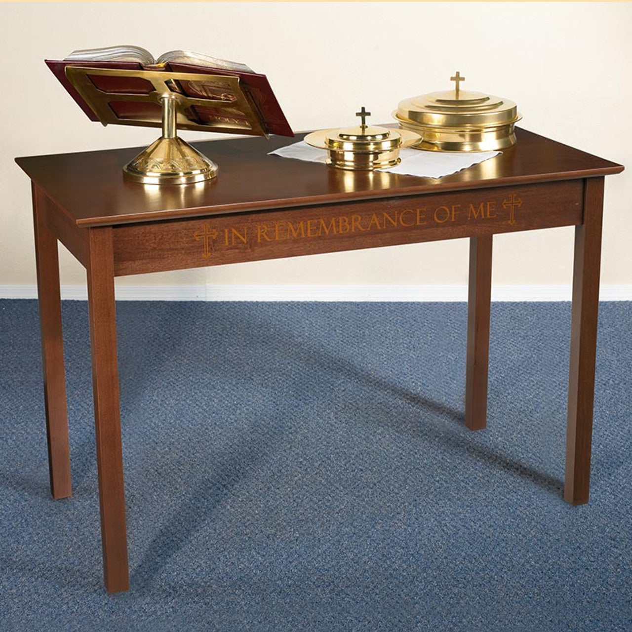 Silk-Screened Communion Table