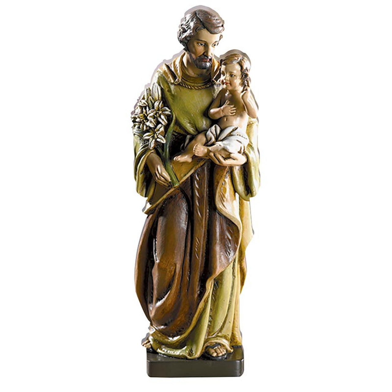 8" H Saint Joseph with Child Statue