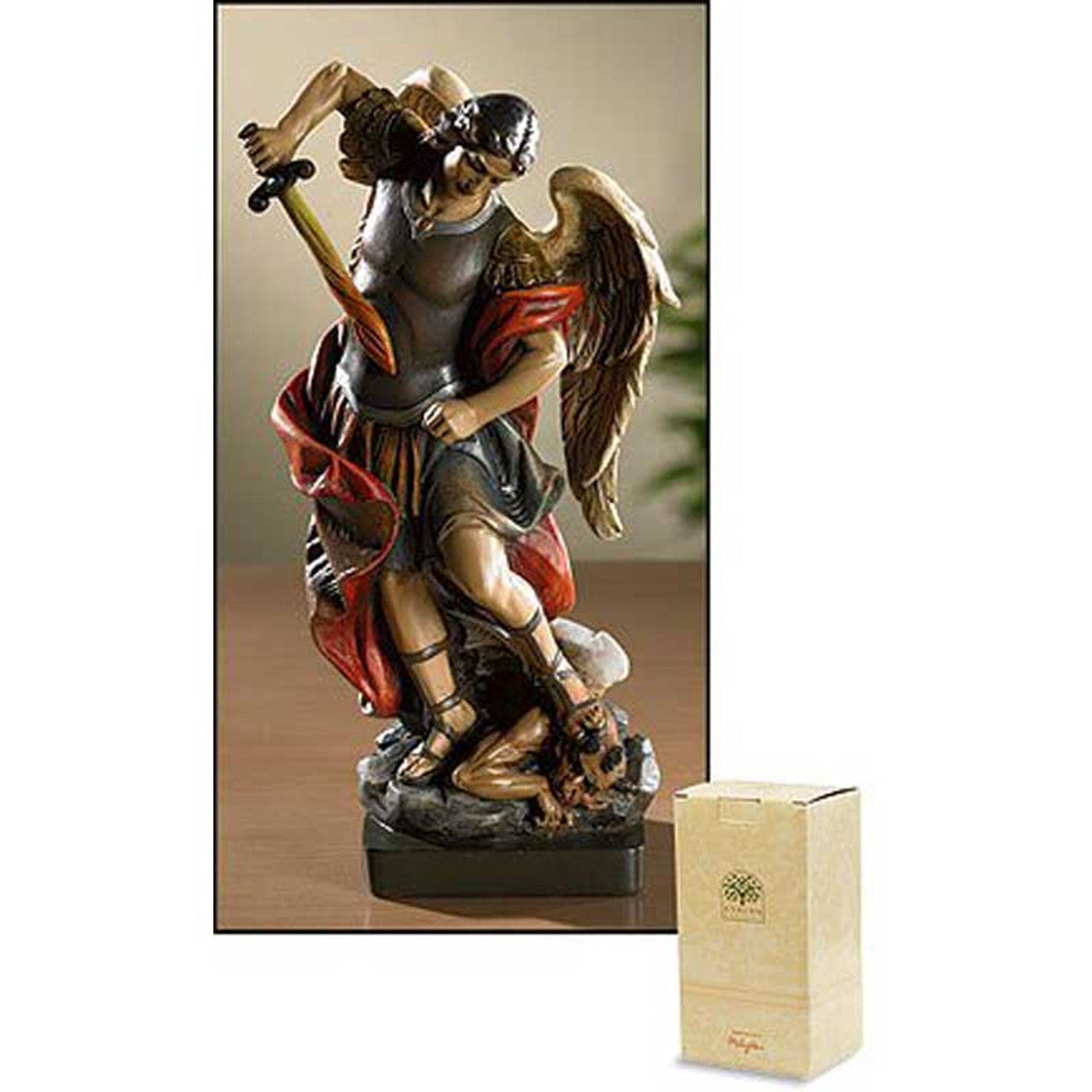 8.5" H Saint Michael Statue