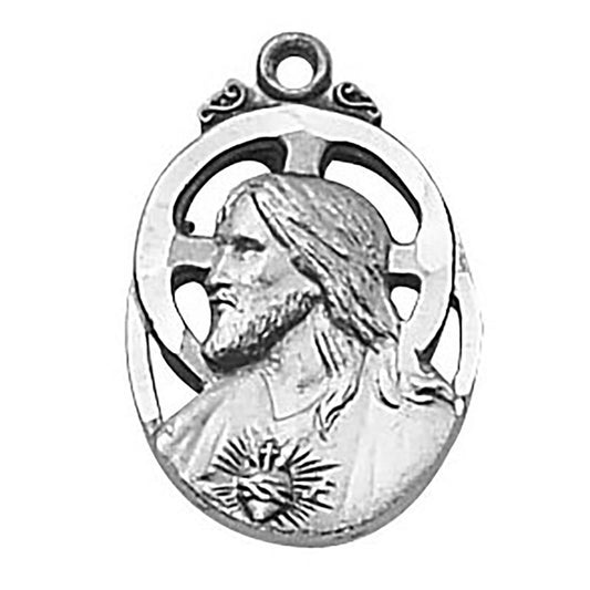 Sterling Silver Medal - Scapular Medal (SS1963)