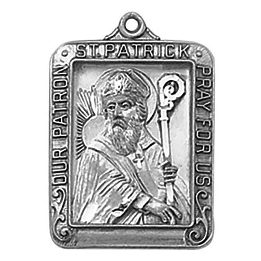 Sterling Silver Medal - Saint Patrick