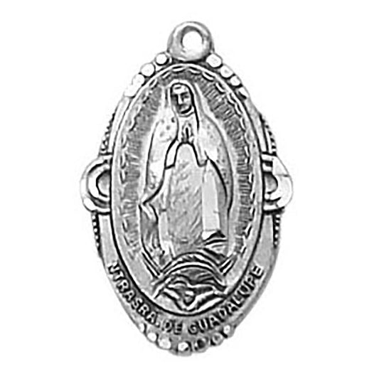 Sterling Silver Medal - Our Lady of Guadalupe (SS3369)