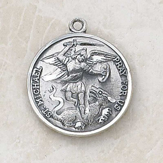 Sterling Patron Saint Michael Medal