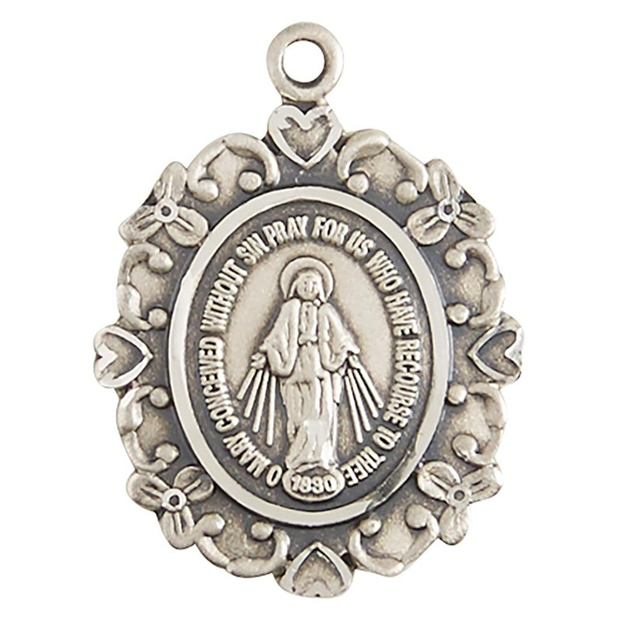 Silver Miraculous Medal (SS4550)