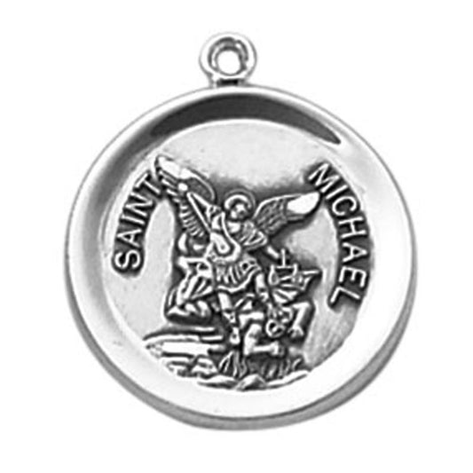 Sterling Silver Saint Michael Medal