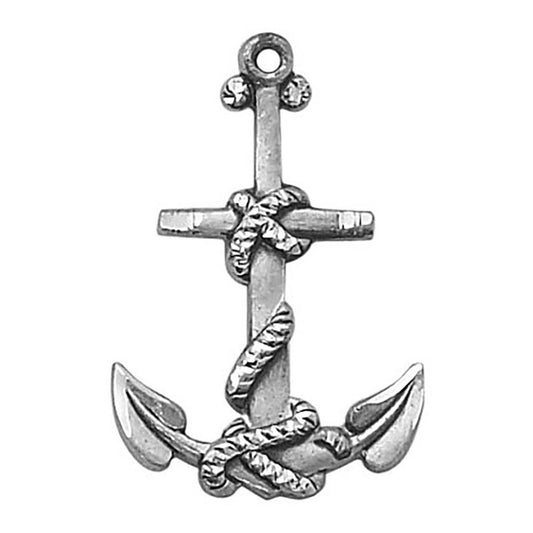 Sterling Silver Cross - Anchor (Mariners Cross)