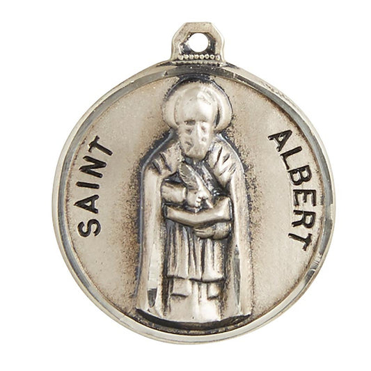 Sterling Patron Saint Albert Medal