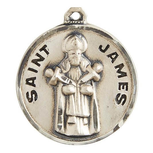 Sterling Patron Saint James Medal